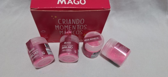 PO PARA DECORA�AO  ROSA BONECA5GR 1UND